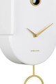 Karlsson zegar ścienny z kukułką Tweet 42 cm biały KA6069WH
