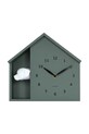 Karlsson zegar ścienny z dźwiękiem Peeking Doggy 29 x 26 cm zielony KA6097GR