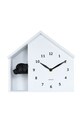 Karlsson zegar ścienny z dźwiękiem Peeking Doggy 26 x29 cm biały KA6097WH