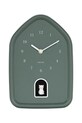 Karlsson zegar ścienny z dźwiękiem Modern Kitty 20 x 29 cm zielony KA6100GR