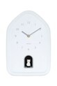 Karlsson zegar ścienny z dźwiękiem Modern Kitty 20 x 29 cm biały KA6100WH