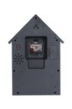 Karlsson zegar ścienny z dźwiękiem Dog House 36,5 x 26,5 cm niebieski KA6096LB