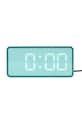 Karlsson sveglia a led Audaz 14 x 6,5 x 2,8 cm turchese KA6040BL