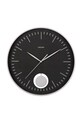 Karlsson zegar ścienny z tworzywa sztucznego czarny KA6065BK