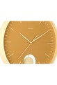 Salon i sypialnia Karlsson zegar ścienny z tworzywa sztucznego KA6065YE żółty