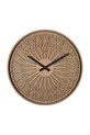 Karlsson zegar ścienny z tworzywa sztucznego brązowy KA6092BR