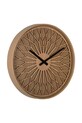Karlsson zegar ścienny z tworzywa sztucznego KA6092BR brązowy AA00