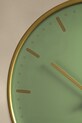 Salon i sypialnia Arne Jacobsen Clocks zegar ścienny z metalu 29 cm 43484 zielony