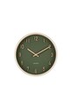 Karlsson zegar ścienny drewniany zielony KA6116GR
