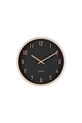 Karlsson zegar ścienny drewniany czarny KA6116BK