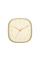 Karlsson zegar ścienny z metalu żółty KA6113LY