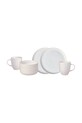 Villeroy & Boch zestaw śniadaniowy dla 2 os. Crafted Cotton 6-pack beżowy 19.5183.9071