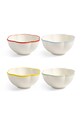 &k amsterdam zestaw miseczek folk small 4-pack 2190.07 multicolor AA00