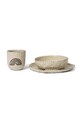 Дитячий набір для сніданку ferm LIVING Naive Ceramic Set 3-pack 1104269020 бежевий AA00