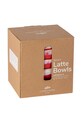 Kuchnia i bar Costa Nova zestaw misek Latte 550 ml 4-pack DSS09.RED.SET4 multicolor