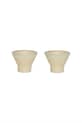OYOY kieliszek na jajko Yuka 2-pack beżowy L301133