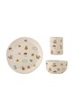 Bloomingville set de mic dejun pentru copii Agnes 3-pack multicolor 82060925