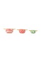 Bloomingville zestaw miseczek Caramella 400 / 250 / 150 ml 3-pack 82062882 multicolor AA00