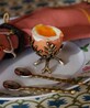 Ποτήρι αυγού Doing Goods Marie Coral 2-pack 1.30.40.018.926.3 κίτρινο