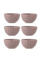 Набір мисок Bloomingville Latina 400 ml 6-pack рожевий 82061203