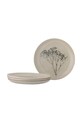 Sada dezertných tanierov Bloomingville Bea 22 x 2 cm 4-pak béžová 82061549