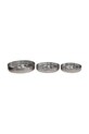 home & lifestyle zestaw misek 38 x 38 x 8 cm 3-pack