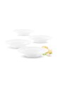 Rosendahl zestaw talerzy Bubbles 25 cm 4-pack biały 20526.