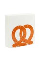 Balvi serwetnik Pretzel 12,5 x 14 x 5,3 cm 28083 pomarańczowy AA00