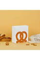 Kuchnia i bar Balvi serwetnik Pretzel 12,5 x 14 x 5,3 cm 28083 pomarańczowy
