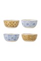 Bloomingville zestaw miseczek 10,5 x 5 cm 4-pack 82072436 niebieski AA00