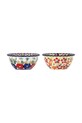 Bloomingville zestaw misek Florist 380 ml 2-pack 82072586 czerwony AA00