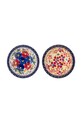 Kuchnia i bar Bloomingville zestaw misek Florist 380 ml 2-pack 82072586 czerwony