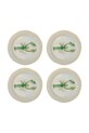 Bloomingville zestaw talerzy sałatkowych Hadden 21 x 2 cm 4-pack multicolor 82072544