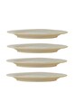 Bloomingville zestaw talerzy sałatkowych Hadden 21 x 2 cm 4-pack 82072544 multicolor AA00