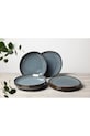 Обідній набір на 4 особи Villeroy & Boch Lave Gris 8-pack 1042598717 блакитний AA00