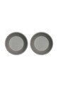 Βαθύ σετ πιάτων OYOY Yuka 19 x 19 x 4 cm 2-pack γκρί L300747