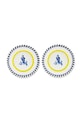 Pols Potten zestaw talerzy bird patterned 27 cm 2-pack multicolor 230.400.672