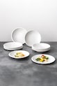 Villeroy & Boch zestaw talerzy śniadaniowych NewMoon 24 cm 12-pack biały 10.4264.7609