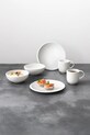 Snídaňový set pro 2 osoby Villeroy & Boch New Moon 6 dílů bílá 10.4264.9071