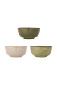 Bloomingville zestaw misek Addison 16 x 8 cm 3-pack multicolor 82072705