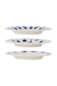 Набор салатных тарелок Bloomingville Linora 22 cm 3 шт 82072671 белый AA00