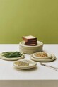 HAY zestaw talerzyków do przekąsek z terakoty 2,4 x 18 x 18 cm AC459.A668.AI60.03DF zielony AA00
