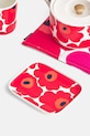 Kuchnia i bar Marimekko talerz do serwowania z kamionki 15 x 12 cm 063436.001 czerwony