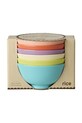 Rice набір мисок з меламіну 13 x 12 x 15 cm барвистий MELBW.6ZSSS26