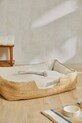 Calma House pat pentru animale de companie 87x58x25 cm bej URAL.DOGL.NAT