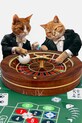 Škrabadlo pro kočky Luckies of London Cat Playhouse vícebarevná SK.CATROULETTE1
