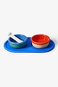 Areaware set di ciotole con supporto per animali domestici Every Pet Eats Set 3 elementy multicolore AWPBSM