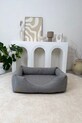 Bebobi legowisko ortopedyczne dla pupila Lilo 115 x 85 x 23 cm szary LPLLFT