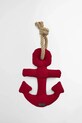 Barbour zabawka dla psa Dog Anchor Toy 25 x 21 cm czerwony DAC0124RE31