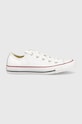 Converse - Kožené tenisky plochá biela C132173